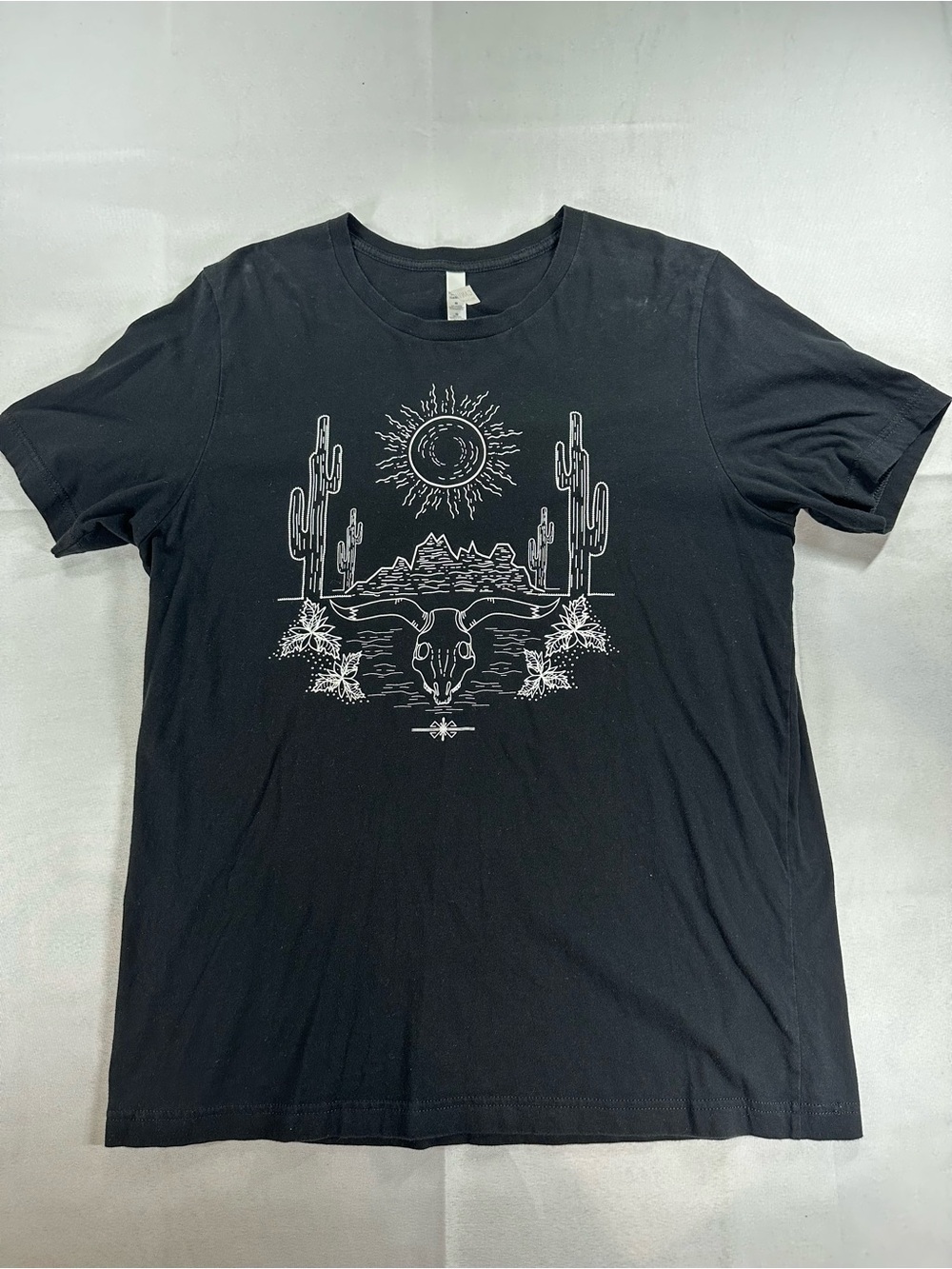 Western Desert Skull Graphic Tee XL